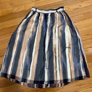 Modcloth small brushstroke print midi skirt